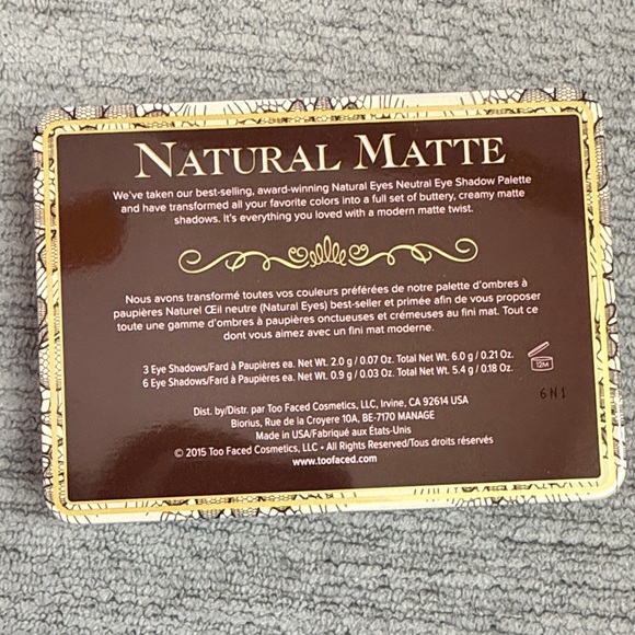 Too Faced Natural Matte Eyeshadow Collection - Picture 7 of 7